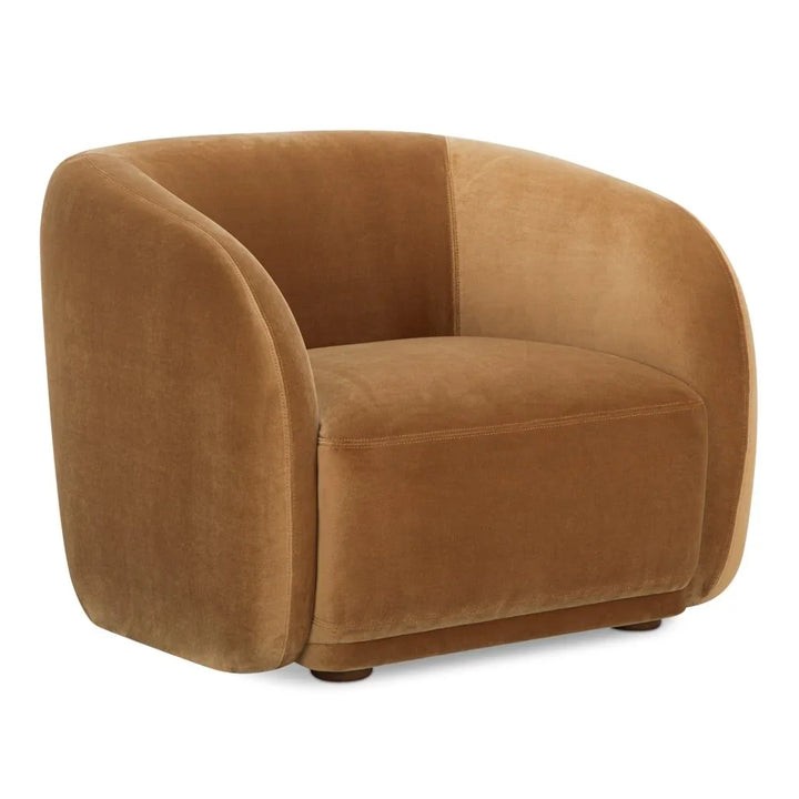 Faye Cureved Back Accent Chair - LOOMLAN - Moe's Home - Club Chairs