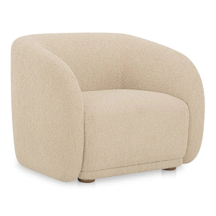 Faye Cureved Back Accent Chair - LOOMLAN - Moe's Home - Club Chairs
