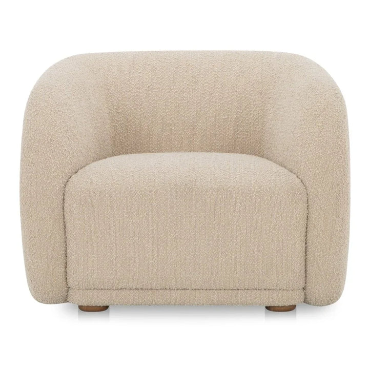Faye Cureved Back Accent Chair - LOOMLAN - Moe's Home - Club Chairs
