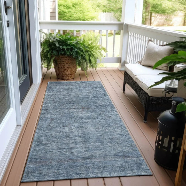 Felissae Blue Washable Indoor - Outdoor Rug - LOOMLAN - LOOMLAN Rugs - Outdoor Rugs