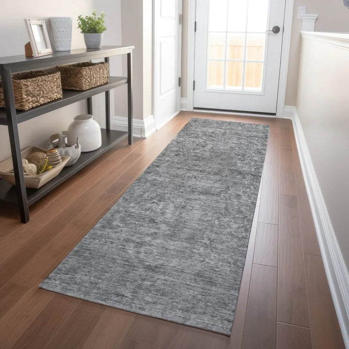 Felissae Gray Washable Indoor - Outdoor Rug - LOOMLAN - LOOMLAN Rugs - Outdoor Rugs