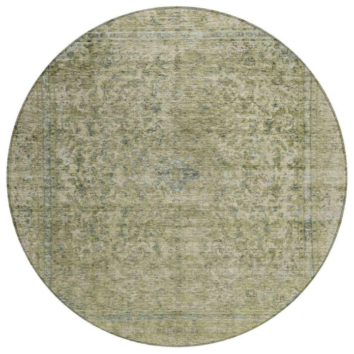 Felissae Green Washable Indoor - Outdoor Rug - LOOMLAN - LOOMLAN Rugs - Outdoor Rugs