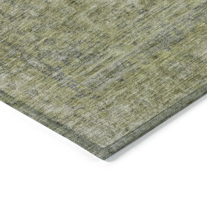 Felissae Green Washable Indoor - Outdoor Rug - LOOMLAN - LOOMLAN Rugs - Outdoor Rugs