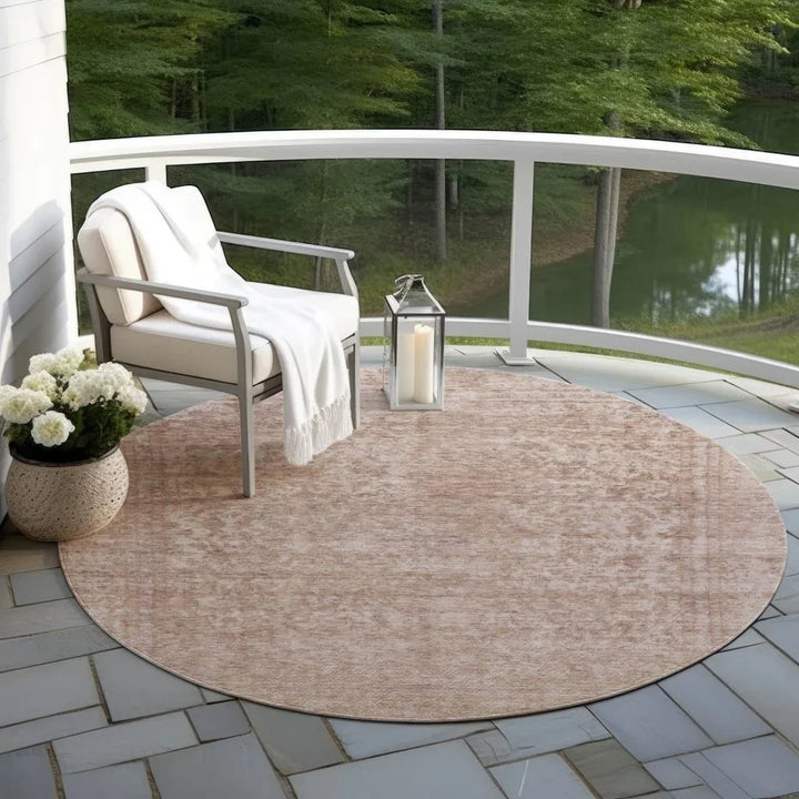 Felissae Orange Washable Indoor - Outdoor Rug - LOOMLAN - LOOMLAN Rugs - Outdoor Rugs