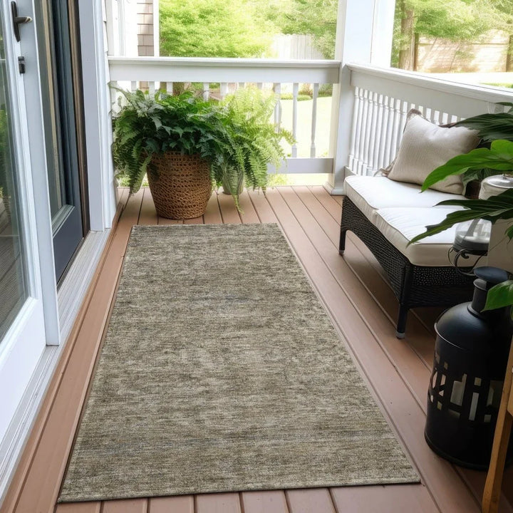 Felissae Pewter Washable Indoor - Outdoor Rug - LOOMLAN - LOOMLAN Rugs - Outdoor Rugs
