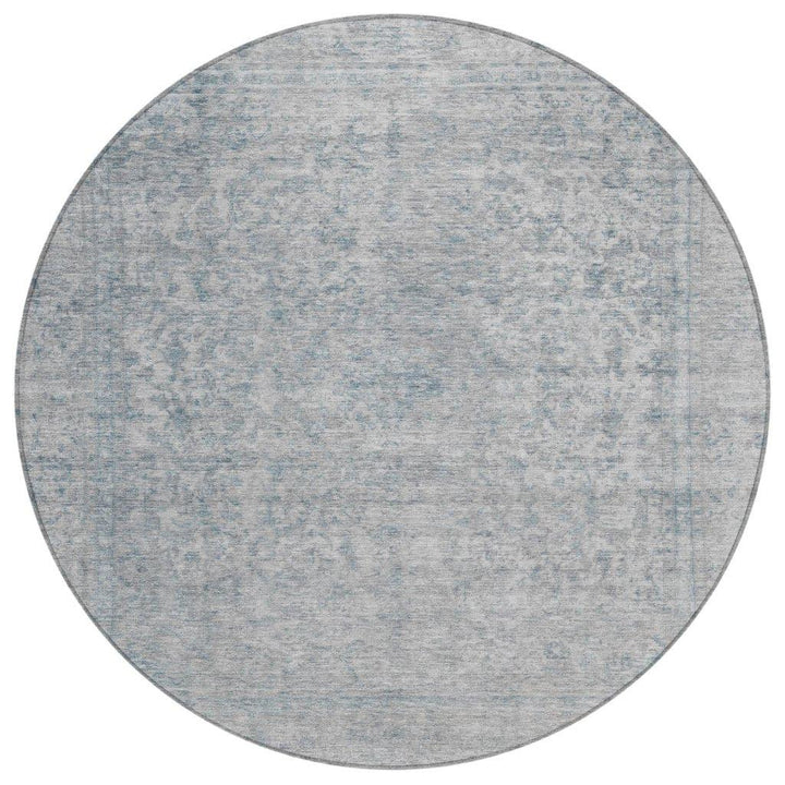 Felissae Silver Washable Indoor - Outdoor Rug - LOOMLAN - LOOMLAN Rugs - Outdoor Rugs
