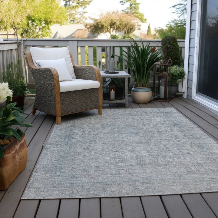 Felissae Silver Washable Indoor - Outdoor Rug - LOOMLAN - LOOMLAN Rugs - Outdoor Rugs