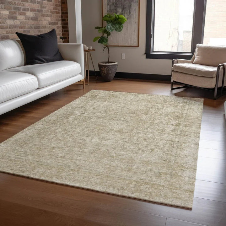 Felissae Tan Washable Indoor - Outdoor Rug - LOOMLAN - LOOMLAN Rugs - Outdoor Rugs