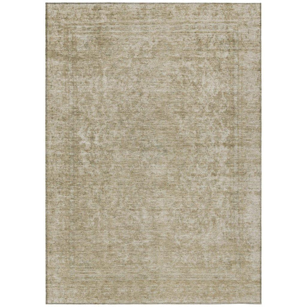 Felissae Tan Washable Indoor - Outdoor Rug - LOOMLAN - LOOMLAN Rugs - Outdoor Rugs