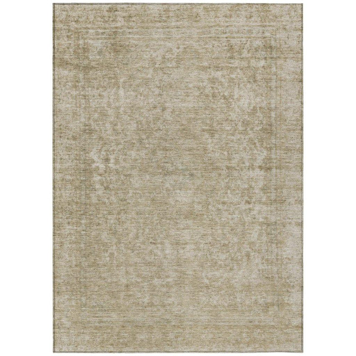 Felissae Tan Washable Indoor - Outdoor Rug - LOOMLAN - LOOMLAN Rugs - Outdoor Rugs