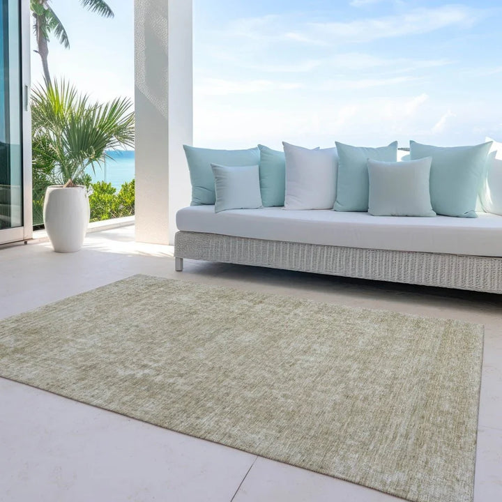 Felissae Tan Washable Indoor - Outdoor Rug - LOOMLAN - LOOMLAN Rugs - Outdoor Rugs