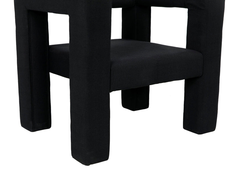 Felix Chair-Accent Chairs-Noir-LOOMLAN