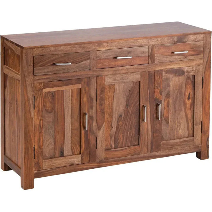 Exeter Wood 3 Drawer & 3 Door Sideboard - LOOMLAN - Sideboards