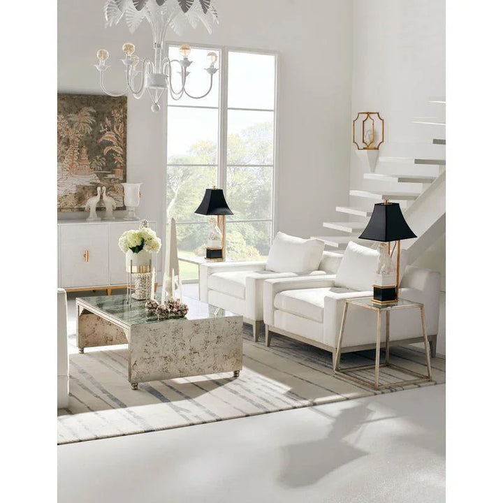 Fern White Tropical Flair Chandelier - LOOMLAN - Chelsea House - Chandeliers