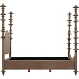 Ferrett Brown Wooden Bed Frame