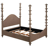 Ferrett Brown Wooden Bed Frame