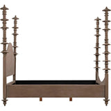 Ferrett Brown Wooden Bed Frame