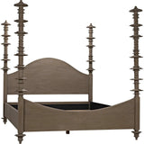 Ferrett Brown Wooden Bed Frame