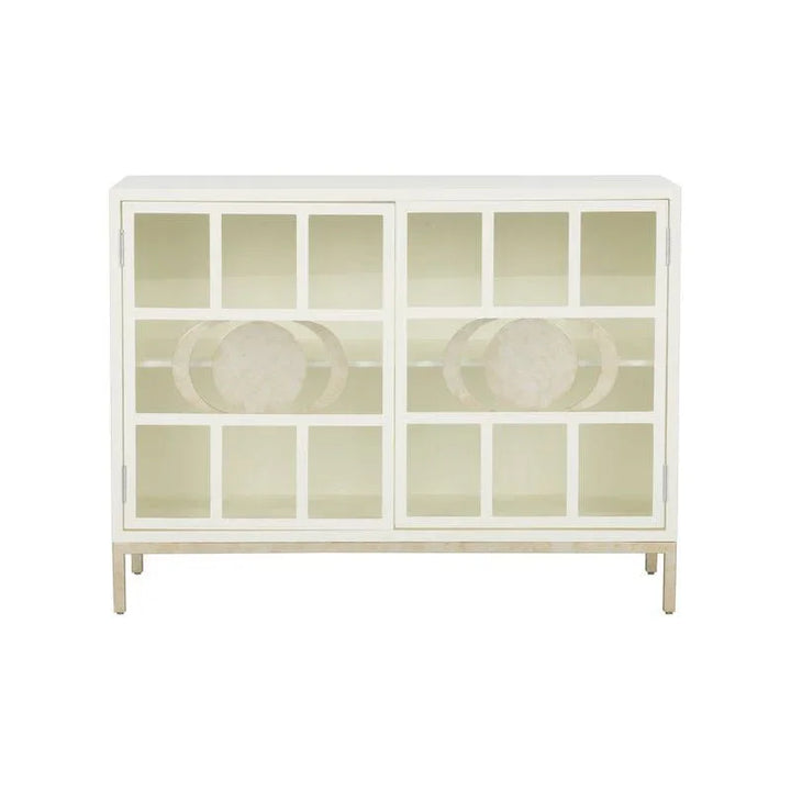 Ficino Metal Framed White Bookshelf - LOOMLAN - Chelsea House - Bookcases