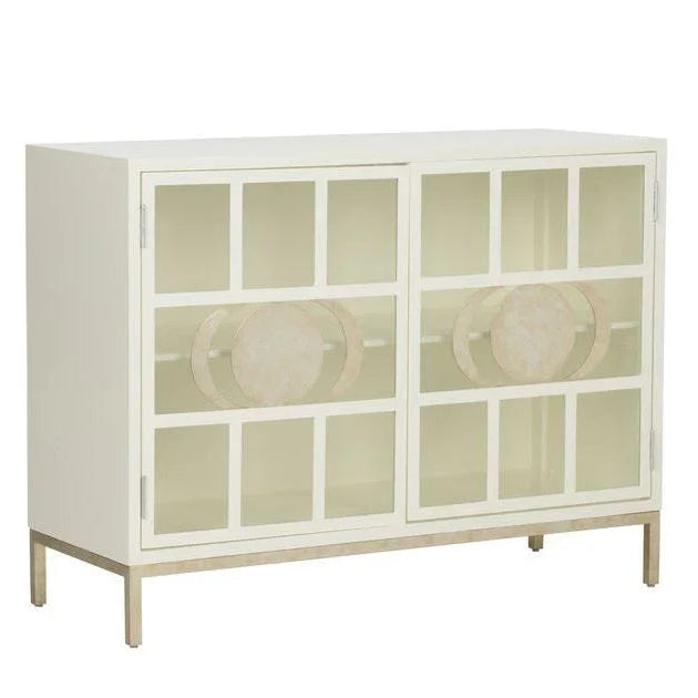 Ficino Metal Framed White Bookshelf - LOOMLAN - Chelsea House - Bookcases