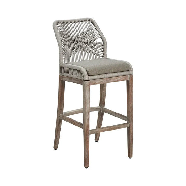 Fiddler Rope Counter Stool-Counter Stools-Furniture Classics-Grey-LOOMLAN