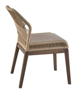 Fiddler Rope Upholstered Armless Chair