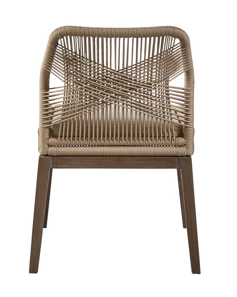 Fiddler Rope Upholstered Armless Chair