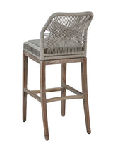 Fiddler Rope Upholstered Counter Stool