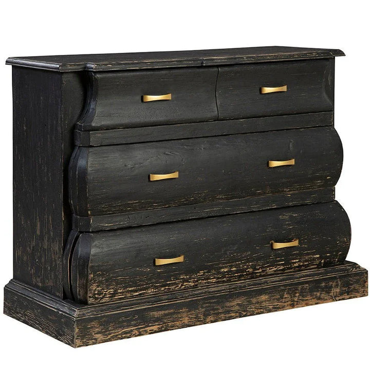 Fiona Four Drawer Wood Chest - LOOMLAN - Furniture Classics - Chests