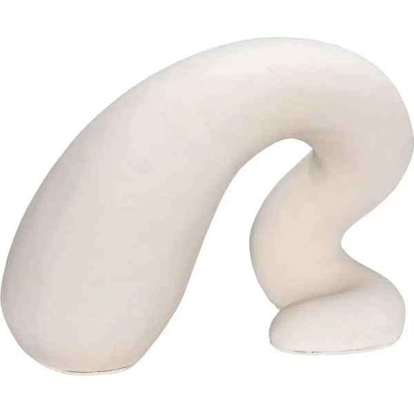 Fisnik Fiber Cement White Sculpture - LOOMLAN - Noir - Statues & Sculptures