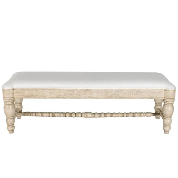 Flamenca Fabric Bedroom Bench - LOOMLAN - Peninsula Home - Bedroom Benches