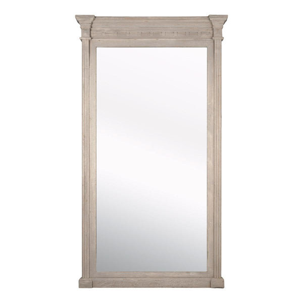 Floor Leaner Estate Mirror Reclaimed Solid Wood Floor Mirrors LOOMLAN By Essentials For Living