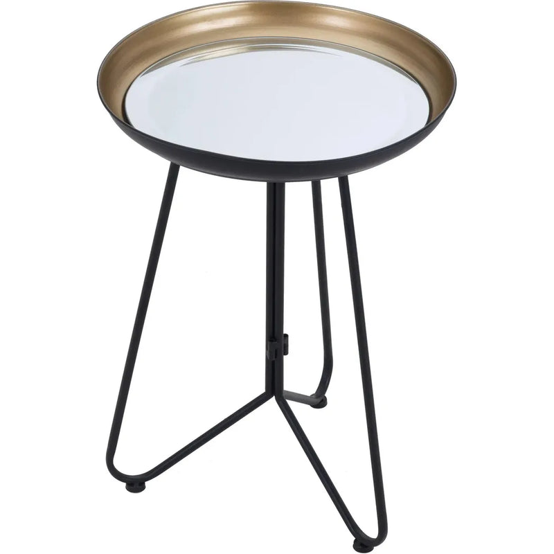 Foley Accent Table Gold & Black