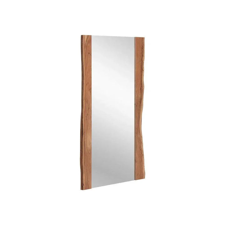 Fontana Wooden Vertical Floor Mirror-Floor Mirrors-SUNPAN-Natural-LOOMLAN