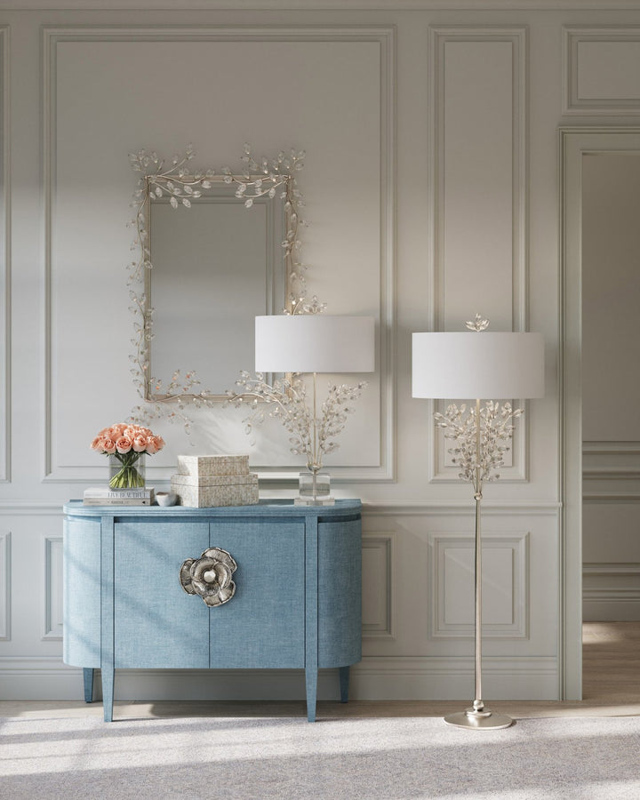 Forget-Me-Not Metal Floor Lamp-Floor Lamps-Currey & Co-LOOMLAN