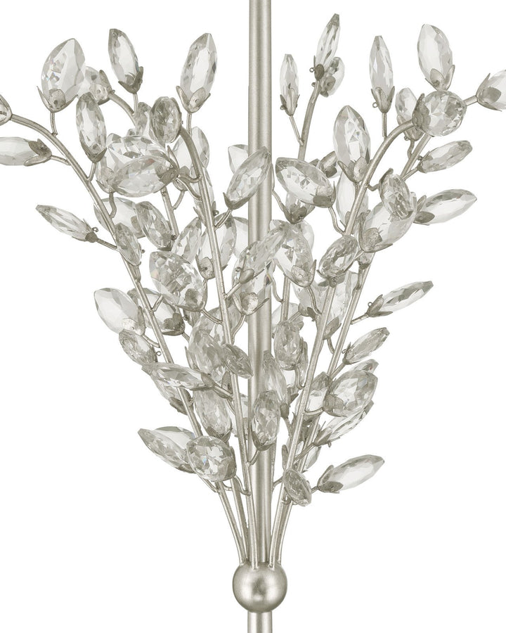 Forget-Me-Not Metal Floor Lamp-Floor Lamps-Currey & Co-LOOMLAN