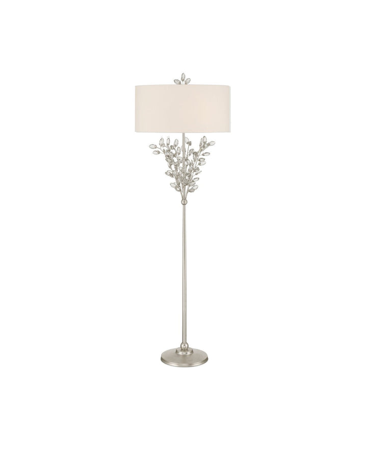 Forget-Me-Not Metal Floor Lamp-Floor Lamps-Currey & Co-LOOMLAN