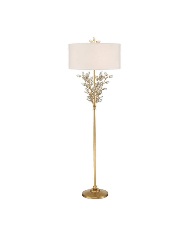 Forget-Me-Not Metal Floor Lamp-Floor Lamps-Currey & Co-LOOMLAN