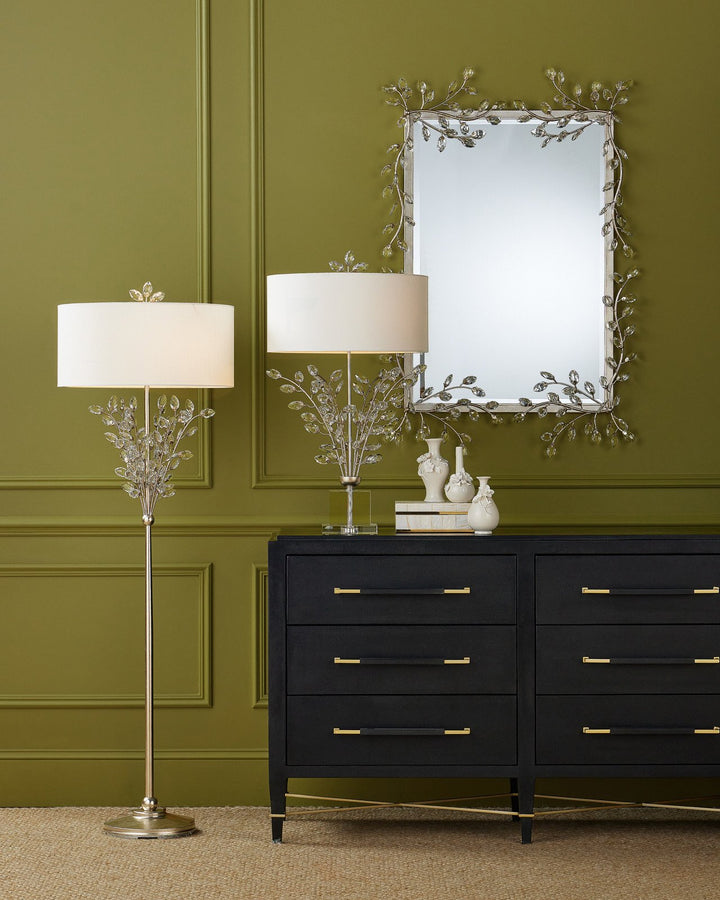 Forget-Me-Not Metal Floor Lamp-Floor Lamps-Currey & Co-LOOMLAN