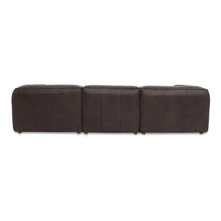 Form Leather Classic L - Shaped Modular Sectional - LOOMLAN - Moe's Home - Sectionals