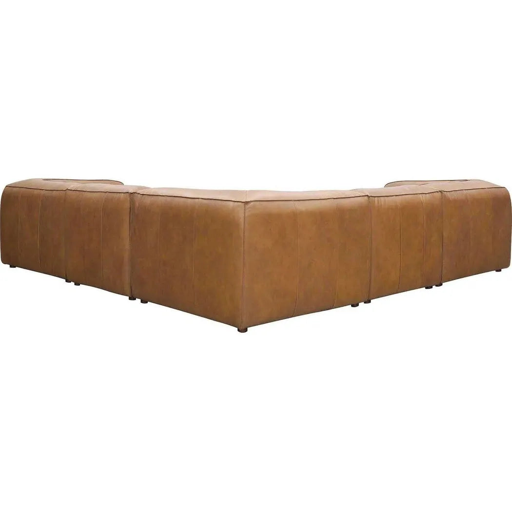 Form Tan Modular 5PC Convertible Sectional