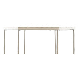 Forma Side Table Black & White Side Tables LOOMLAN By Zuo Modern