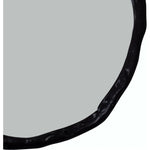 Foundry Large Black Decorative Wall Mirror Round