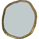 Foundry Large Gold Decorative Wall Mirror Round