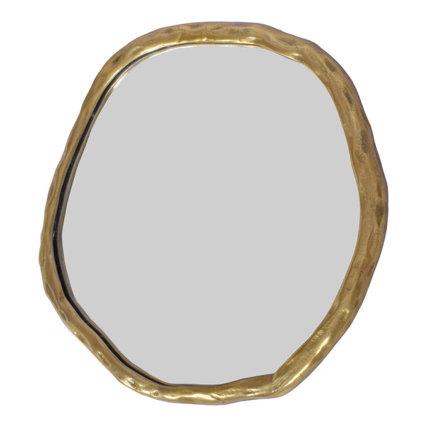  Foundry Small Gold Decorative Wall Mirror Moe' Home