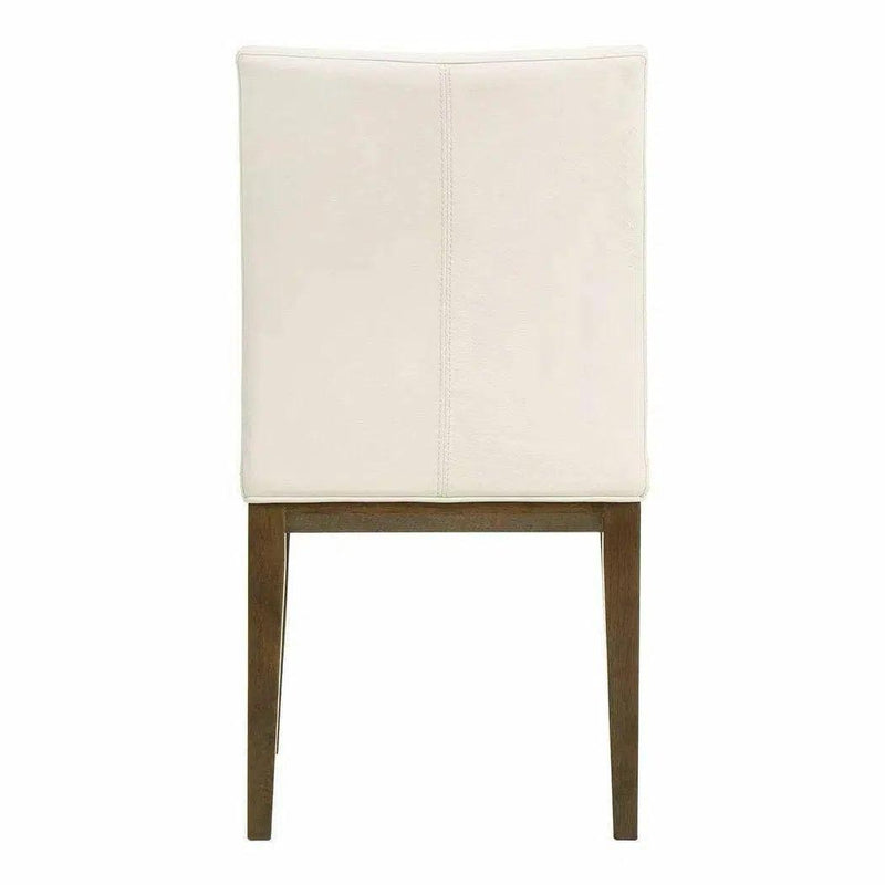 Frankie Leather Side Dining Chair 2PC-Dining Chairs-Moe's Home-LOOMLAN