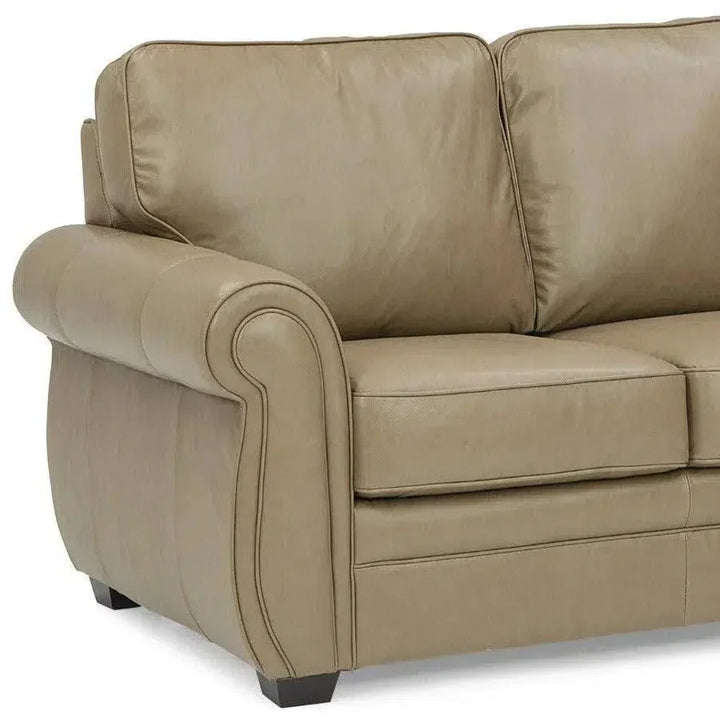 Franklin Symmetrical Leather Sectional Made to Order - LOOMLAN - Uptown Sebastian - Sectionals