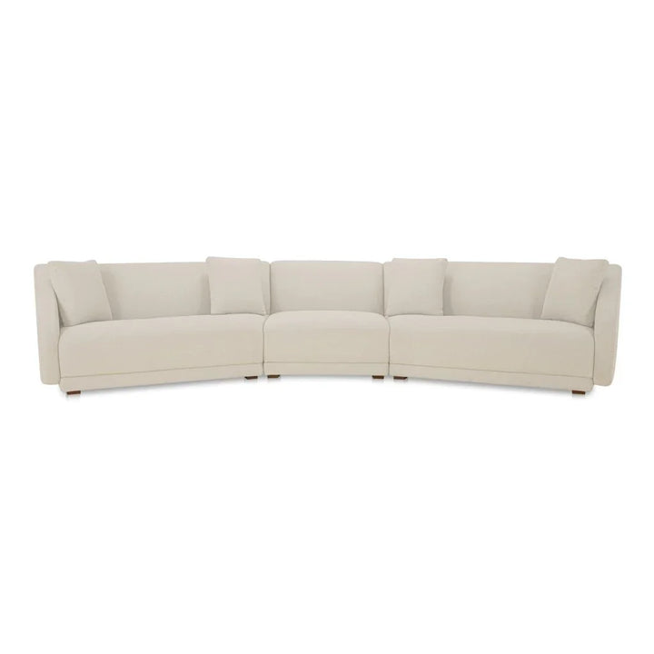 Fraser Modern Sectional Sofa (Set Of 3)-Modular Sofas-Moe's Home-Off White-LOOMLAN