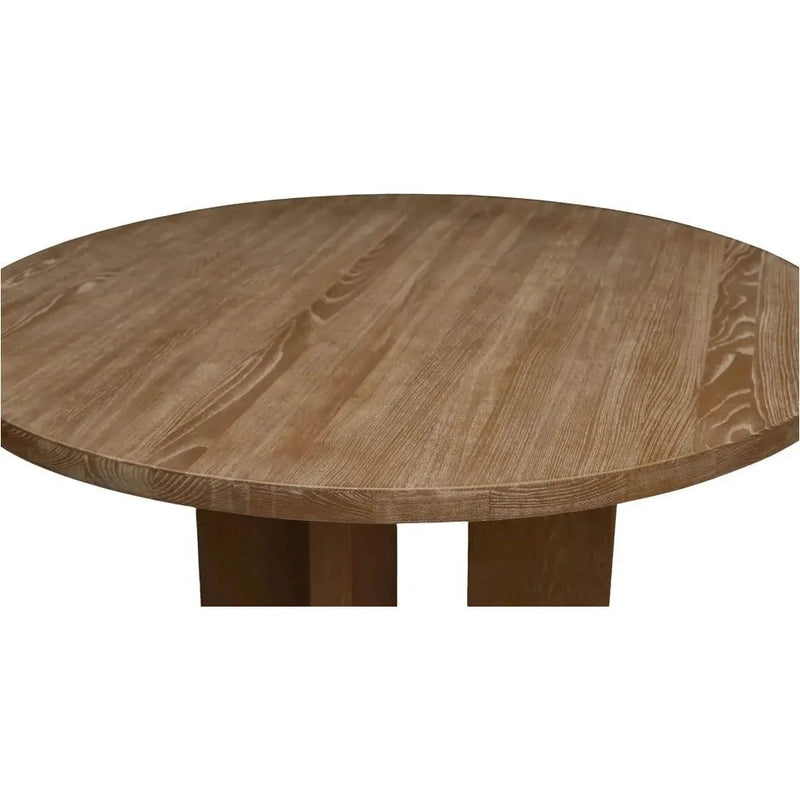 Fraser Unique BaseRound Dining Table-Dining Tables-LH Imports-LOOMLAN