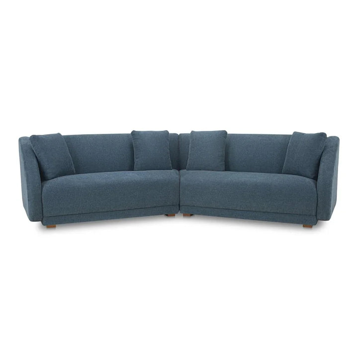 Fraser Wedge Slipper Modular Sofa-Modular Sofas-Moe's Home-2 PC Set-Deep Blue-LOOMLAN